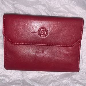 ‘H’ HEMANUEL Wallet - Red Leather. ‘HERMES VIBE’